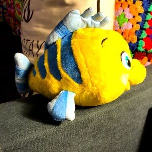 Disney 9’ Flounder Plush, The Little Mermaid